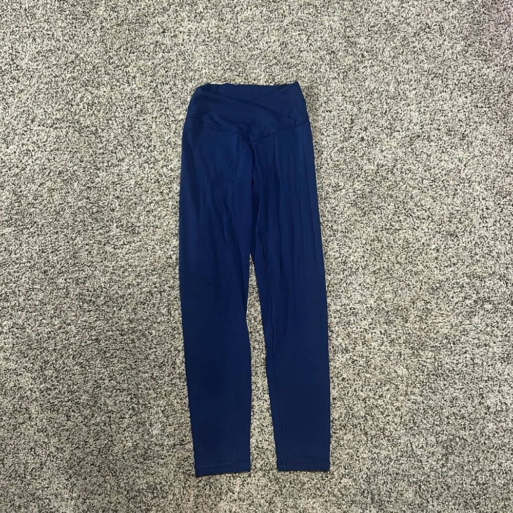 Aerie Offline Real Me High Waisted Crossover Legging in Royal Navy Size Small